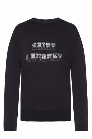 Sweatshirt with a printed logo, zdjęcie 1 Sweatshirt with a printed logo od Saint Laurent